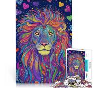 Puzzles 2000 pièces pour Adultes Lion sacré Fait de Papier，pour Les 14 Ans et Plus Chaque pièce est Unique - Jeu Amusant et Stimulant pour Toute la Famille Offrir en Cadeau à Toute la Famille。