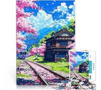 Puzzles 2000 pièces pour Adultes Manga Rail Difficile à réaliser mais Amusant et Humoristique Jeu de défi Unique 70x100cm