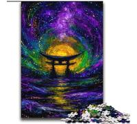 Puzzles 2000 pièces pour Adultes Mystérieux Torii Gate Défi d'intelligence cérébrale Jouets addictifs Cadeau Amusant pour Les 14 Ans et Plus 70x100cm