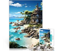 Puzzles 2000 pièces pour Adultes Paysage coloré étonnant Fait de Papier，pour et à partir de 14 Ans et Plus Entraînez Votre Cerveau et Vos Mains Car C'est Un pour Toute la Famille。