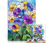 Puzzles 2000 pièces pour Adultes Pensées en vitrail Défi Difficile pour soulager Le Stress Excellent Cadeau pour Les Jeux 70x100cm