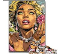 Puzzles 2000 pièces pour Adultes Pop Art Femme Cerveau Intelligence Défi Jouets addictifs Cadeau Amusant pour Les 14 Ans et Plus 70x100cm