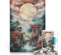 Puzzles 2000 pièces pour Adultes Porte Torii au Japon pour Le Jeu éducatif Challenge Toy Excellent Cadeau pour Les Jeux 70x100cm