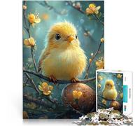 Puzzles 2000 pièces pour Adultes Poussin Mignon sur Une Branche pour s'amuser en Famille Cadeaux du Père Noël Secret 70x100cm