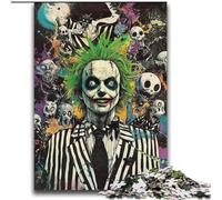 Puzzles 2000 pièces pour Adultes Squelette Clown Jeu éducatif Familial avec pièces entièrement emboîtables de Formes aléatoires 70x100cm