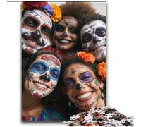 Puzzles 2000 pièces pour Adultes, Style Mexicain, tête de Mort, Jouets éducatifs, Jeux en Famille, renforce l'amour Entre Couples, 70x100cm