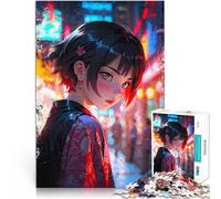 Puzzles 2000 pièces pour Adultes Une Jolie Fille d'anime Défi Difficile pour soulager Le Stress Super Cadeau 70x100cm