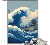 Puzzles 2000 pièces pour Adultes, Vagues japonaises, à partir de 14 Ans Difficile à réaliser, mais Amusant et Humoristique Superbes Cadeaux et Jouets 70x100cm