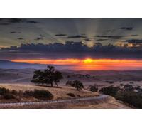 Puzzles 2000 pièces, Puzzle Impossible pour Adultes, Jeux éducatifs, Cadeaux pour Hommes, Paysage Naturel, Route, Coucher de Soleil, vallée 70 x 100 cm