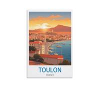 Puzzles 2000 pièces Toulon France Puzzles 2000 pièces pour Adultes - Puzzle Stimulant pour Adultes 100x70CM
