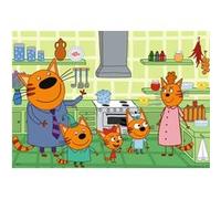 Puzzles 2x24 p - A la maison avec les Kid-E-Cats multicolore G