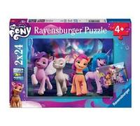 Puzzles 2x24 p - amitié entre poneys / my little pony Multicolore G