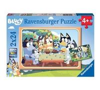Puzzles 2x24 p - c est parti avec bluey ! Multicolore G