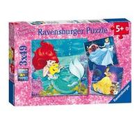 Puzzles 3 x 49 pièces Ravensburger Disney Princesses G