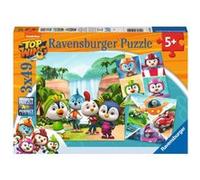 Puzzles 3 x 49 pièces Ravensburger Emotions fortes en équipe Top Wing G