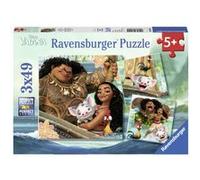 Puzzles 3 x 49 pièces Ravensburger La légende du bout du monde Disney Vaiana G