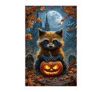 Puzzles 30 Pièces Adultes Animaux Château Lune, Jouet Educatif Développe Observation et Logique, Puzzle Adultes 30 Pièces 25 x 20 cm