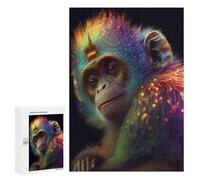 Puzzles 300 PCS Looking at The Rainbow Puzzles pour Adolescents Jeux Relaxants Défi Difficile Cadeaux Uniques d'anniversaire Et De Noël 300 PCS