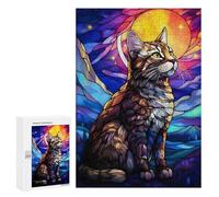 Puzzles 300 PCS pour Adolescents American Short Hair Redmon Puzzles pour Adultes Jeu De Réflexion Cadeau d'anniversaire Difficile À Compléter 300 PCS