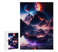 Puzzles 300 PCS pour Adolescents Ancestral Clouds Puzzles pour Adultes Jouets Anti-Stress Décoration Parfaite Cadeaux Anti-Stress 300 PCS