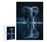 Puzzles 300 PCS pour Adolescents Beautiful Magical Elephant Puzzle pour Adultes : Un Jeu Manuel Amusant Et Humoristique pour Un Anniversaire Ou Noël 300 PCS