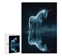 Puzzles 300 PCS pour Adolescents Beautiful Magical Unicorn Puzzles pour Adultes À Monter Soi-même - Jeux Éducatifs Et Amusants en Famille 300 PCS