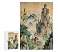 `Puzzles 300 PCS pour Adolescents Chinas Classical Paintings Puzzles pour Adultes Jeux De Détente Découpe De Précision Offre Spéciale Cadeaux pour Toute La Famille 300 PCS