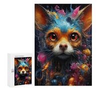 Puzzles 300 PCS pour Adolescents Colorful Abstract Animal Portrait -2 Jeux De Puzzle Relaxants Améliorent La Mémoire Offrez-Les en Cadeau À Toute La Famille 300 PCS