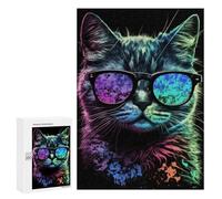 Puzzles 300 PCS pour Adolescents CoolCatNumeroTres Jeu De Puzzle Casse-tête Anti-Stress Stimulant À Compléter 300 PCS