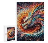 Puzzles 300 PCS pour Adolescents Dragon of The Prism Realms Jeu De Puzzle Casse-tête Anti-Stress Stimulant À Compléter 300 PCS