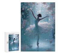Puzzles 300 PCS pour Adolescents Enchanted Ballet Dance in Flowers -2 Puzzles pour Adultes Améliore La Mémoire Interaction Parent-Enfant Jouet Jeu Intellectuel 300 PCS