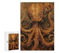 Puzzles 300 PCS pour Adolescents Ethereal Kraken Puzzles pour Adultes Jeu De Réflexion Cadeau d'anniversaire Difficile À Compléter 300 PCS