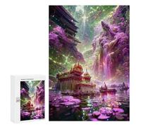Puzzles 300 PCS pour Adolescents Fantasy Floating Islands Puzzles pour Adultes À Monter Soi-même - Jeux Éducatifs Et Amusants en Famille 300 PCS