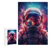 Puzzles 300 PCS pour Adolescents Fantasy Space Astronaut Jeu De Puzzle Casse-tête Anti-Stress Stimulant À Compléter 300 PCS