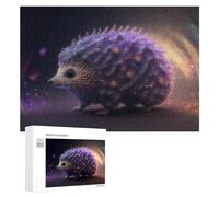 Puzzles 300 PCS pour Adolescents Galactic Hedgehog Cosmic Creature Jeux De Puzzle Relaxants Améliorent La Mémoire Offrez-Les en Cadeau À Toute La Famille 300 PCS