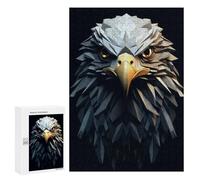 Puzzles 300 PCS pour Adolescents Geometric Eagle Animation Puzzles pour Adultes Décoration Murale Jouet Difficile, Difficile, Stimulant À Compléter 300 PCS
