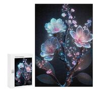 Puzzles 300 PCS pour Adolescents Glowing Blossom Fantasy Jeux De Puzzle Relaxants Améliorent La Mémoire Offrez-Les en Cadeau À Toute La Famille 300 PCS