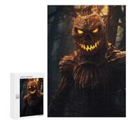 Puzzles 300 PCS pour Adolescents Halloween Horror Puzzle pour Adultes : Un Jeu Manuel Amusant Et Humoristique pour Un Anniversaire Ou Noël 300 PCS