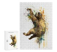 Puzzles 300 PCS pour Adolescents Jump Sloth Puzzles pour Adultes - Jeux De Construction - Analyse Et Logique - Idées Cadeaux pour Toute La Famille 300 PCS