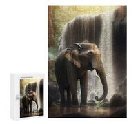 Puzzles 300 PCS pour Adolescents Jungle Elephant Majesty -1 Puzzles pour Adultes À Monter Soi-même - Jeux Éducatifs Et Amusants en Famille 300 PCS