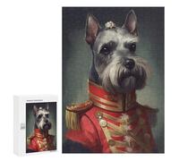 Puzzles 300 PCS pour Adolescents Miniature Schnauzer Dog Puzzles pour Adultes À Monter Soi-même - Jeux Éducatifs Et Amusants en Famille 300 PCS