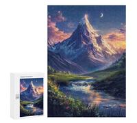 Puzzles 300 PCS pour Adolescents Mountains and River Puzzles pour Adultes - Jeux De Construction - Analyse Et Logique - Idées Cadeaux pour Toute La Famille 300 PCS