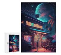 Puzzles 300 PCS pour Adolescents Neon Dreamscape -20 Jeux De Puzzle Relaxants Améliorent La Mémoire Offrez-Les en Cadeau À Toute La Famille 300 PCS