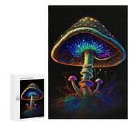 Puzzles 300 PCS pour Adolescents Paint Mushroom Puzzles pour Adultes - Jeux De Construction - Analyse Et Logique - Idées Cadeaux pour Toute La Famille 300 PCS