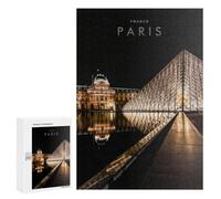 Puzzles 300 PCS pour Adolescents Parisian Pyramid Reflections Puzzles pour Adultes Jeux Relaxants Difficulté Défi Éducatif Difficile 300 PCS