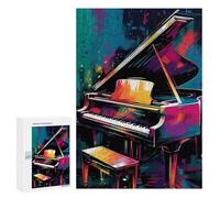 Puzzles 300 PCS pour Adolescents Piano Instrument Puzzles pour Adultes Jeu De Réflexion Cadeau d'anniversaire Difficile À Compléter 300 PCS