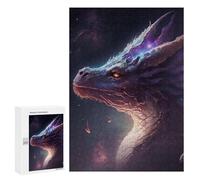 Puzzles 300 PCS pour Adolescents Pink Space Dragon Puzzle Adulte Jeu Familial Une Œuvre d'art À Offrir en Cadeau À Toute La Famille 300 PCS