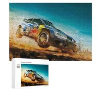 Puzzles 300 PCS pour Adolescents Rally Car Racing Adventure Puzzles pour Adultes Jeux Relaxants Difficulté Défi Éducatif Difficile 300 PCS