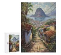 Puzzles 300 PCS pour Adolescents Rio De Janeiro Beauty Puzzles pour Adultes Jouets Anti-Stress Décoration Parfaite Cadeaux Anti-Stress 300 PCS
