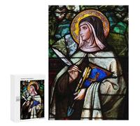 Puzzles 300 PCS pour Adolescents Saint Theresa of Avila Jeu De Puzzle Casse-tête Anti-Stress Stimulant À Compléter 300 PCS